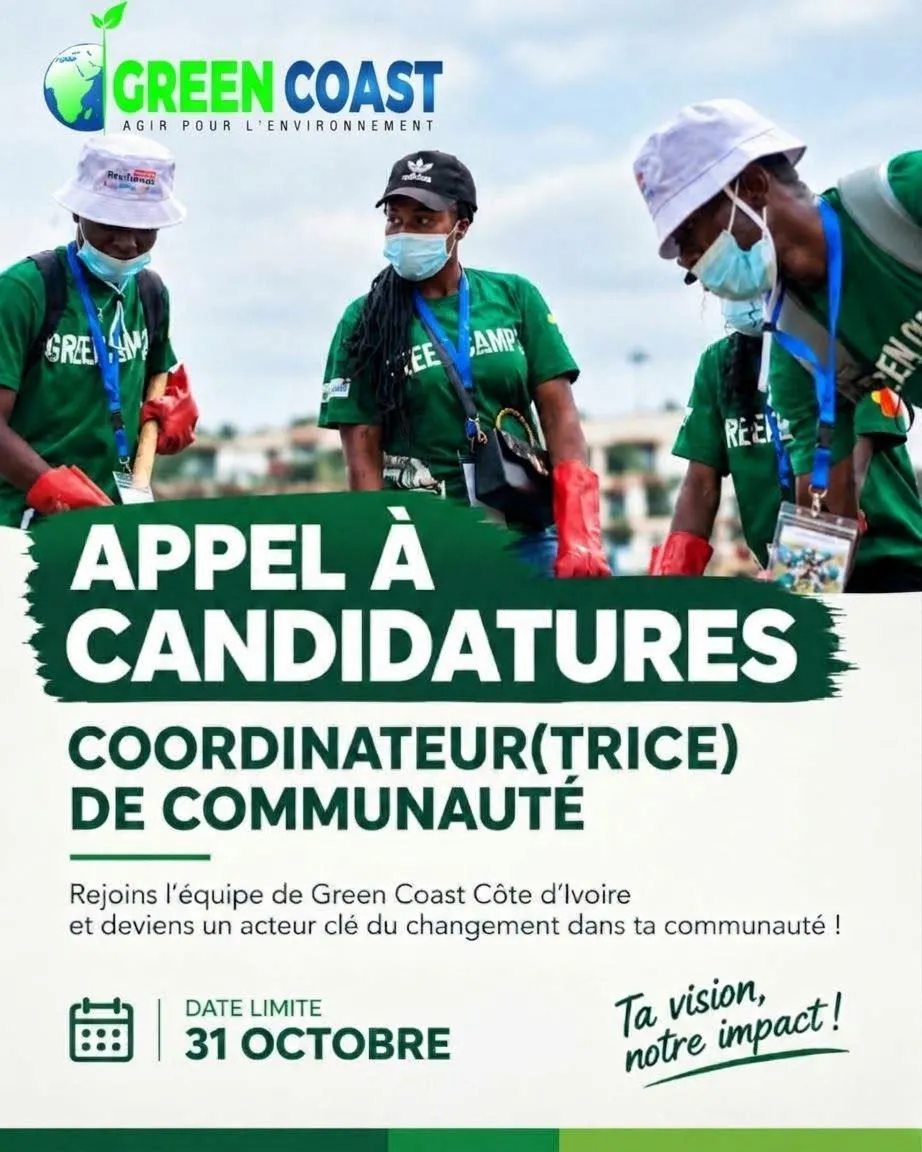 Offre emploi RECRUTEMENT COORDINATREUR DE COMMUNAUTE (H/F) à COTE D'IVOIRE