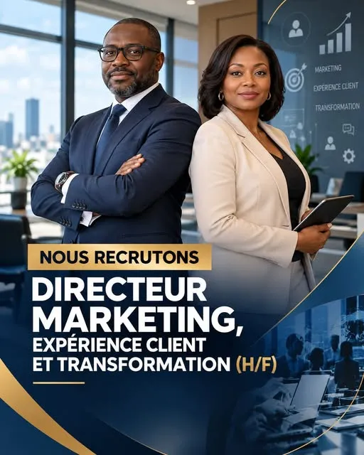 Offre d'emploi DIRECTEUR MARKETING, EXPÉRIENCE CLIENT ET TRANSFORMATION (H/F)