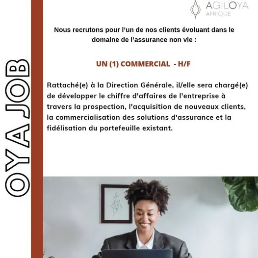 RECRUTEMENT UN (1) COMMERCIAL - H/F -  - COTE D'IVOIRE