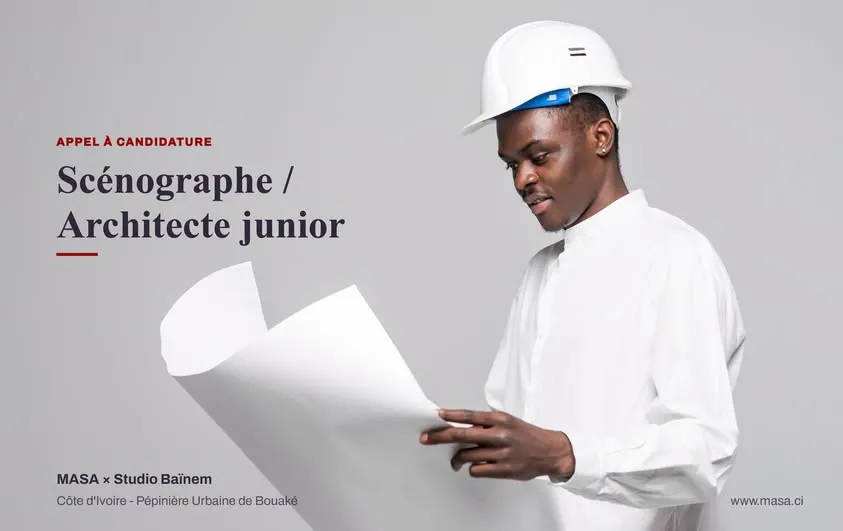 Offre RECRUTEMENT SCENOGRAPHE / ARCHITECTE JUNIOR à BOUAKE