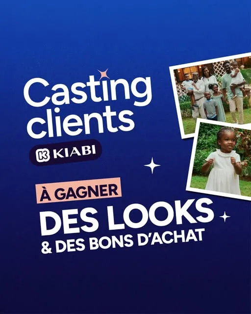 Offre KIABIE RECRUTE POUR TOURNAGE PUBLICITE à ABIDJAN