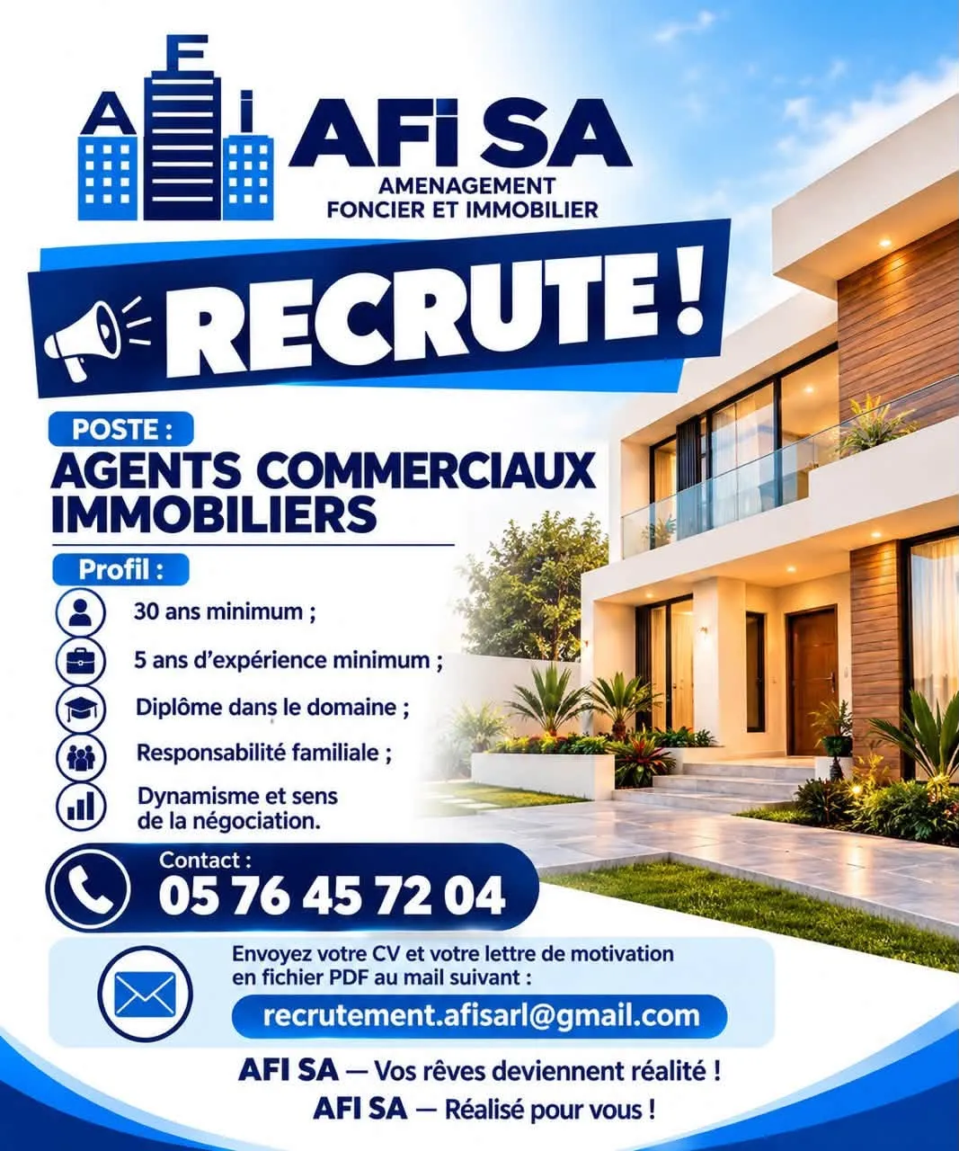 RECRUTEMENT AGENT COMMERCIAL (H/F) -  - COTE D'IVOIRE