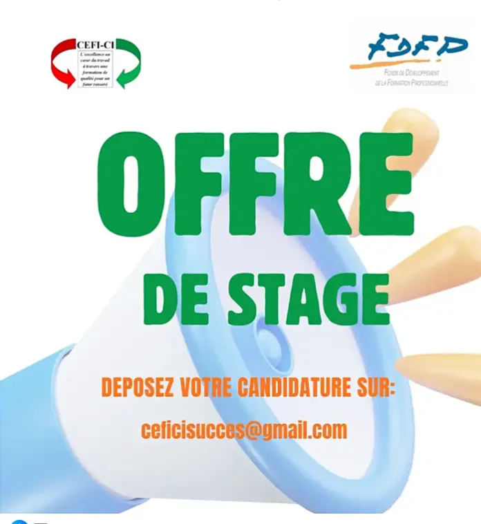 Offre emploi RECRUTEMENT STAGIAIRE EN COMMUNICATION à Cote d'ivoire