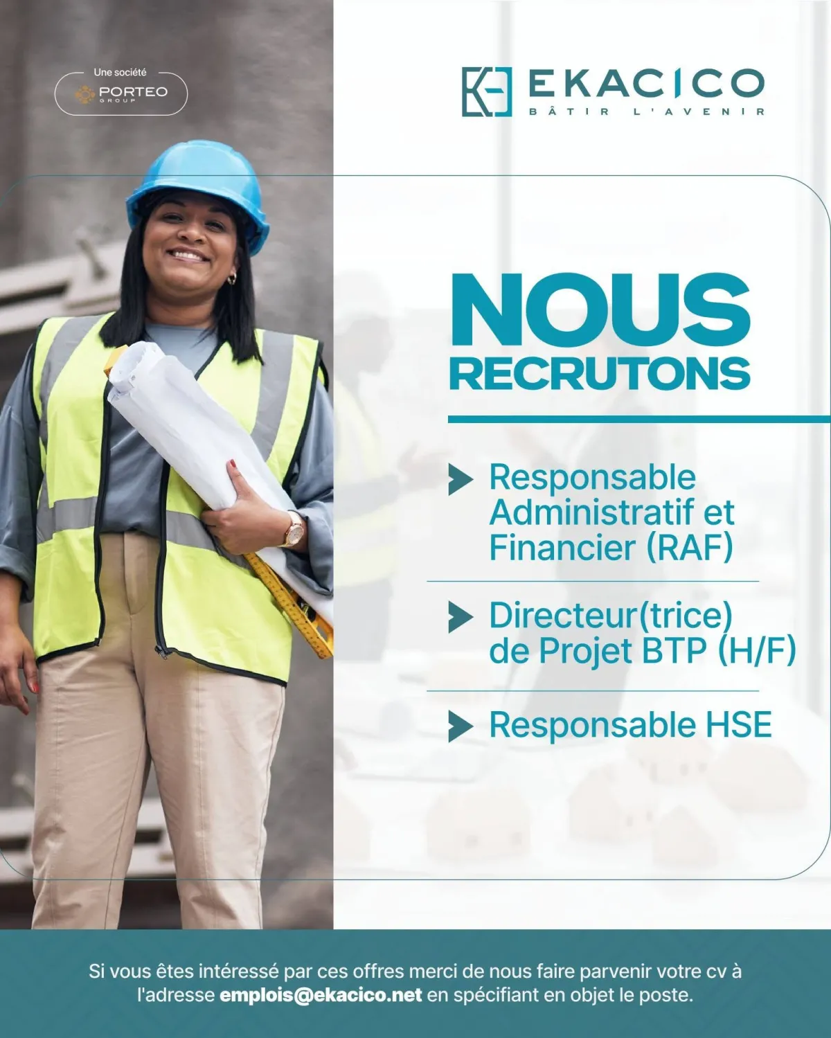 Offre emploi RECRUTEMENT DE PLUSIEURS POSTES à COTE D'IVOIRE